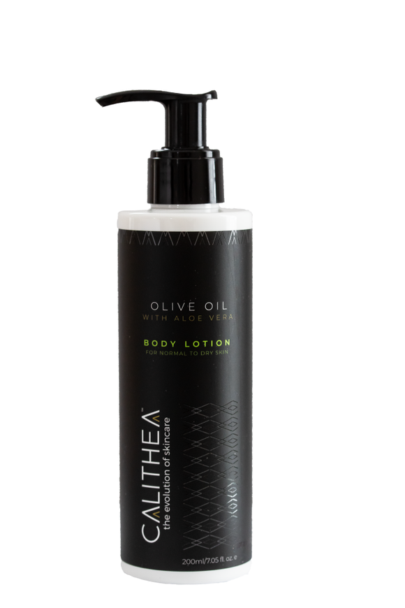 CALITHEA OLIVE OIL BODY LOTION WITH ALOE VERA: 97% NATURAL CONTENT